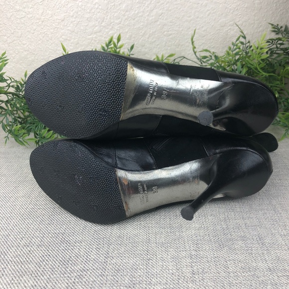 Miu Miu Leather and Suede Sock Boots - Picture 8 of 8